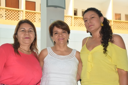 Luz Mery Artunduaga, Miriam Ramírez y Yesica Charry